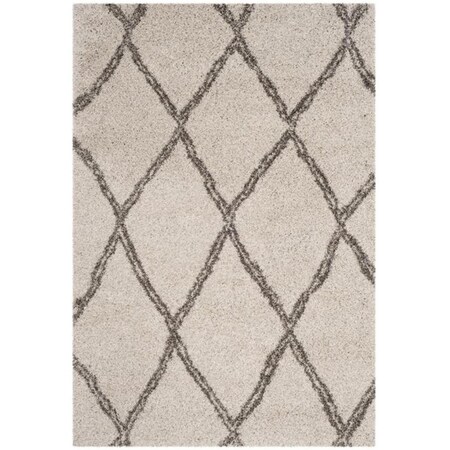 Safavieh SGH-Hudson Shag 300 2 x 3 ft. Rectangle Area Rug Ivory & Grey SGH329A-2
